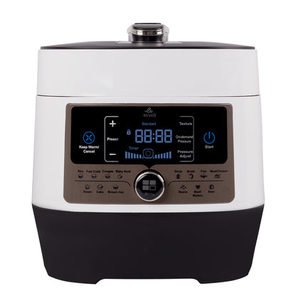 Evvoli 14-in-1 Multi-Use Pressure Cooker with Present Functions | 900W | 5L