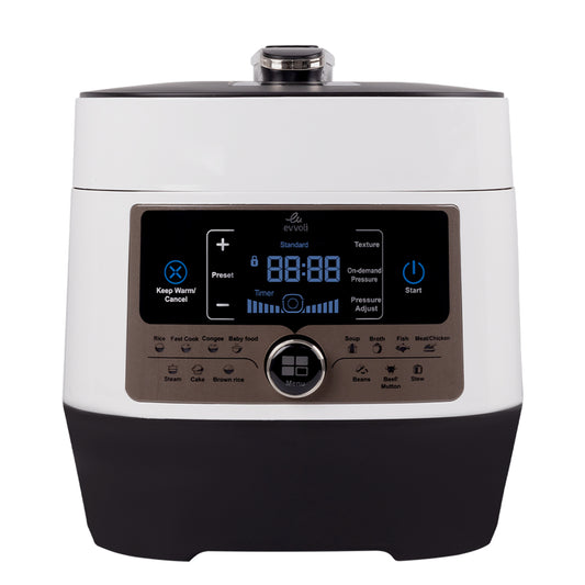 Evvoli 14-in-1 Multi-Use Pressure Cooker with Present Functions | 900W | 5L