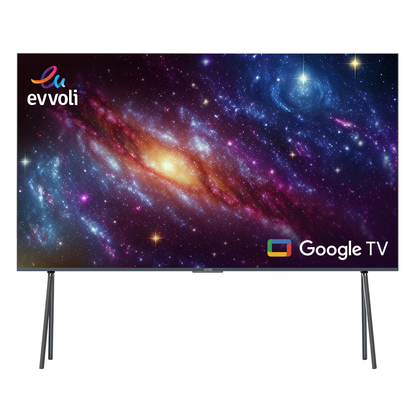 Evvoli 4K Ultra HD QLED Android Smart TV with Dolby Atmos | 60W