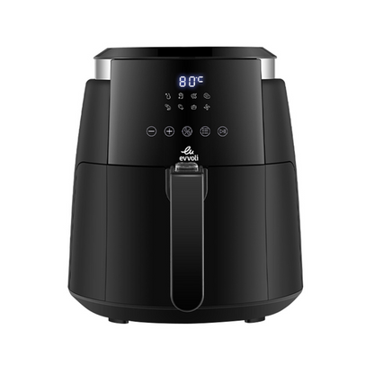 Evvoli Air Fryer with Digital Control Panel | 1500W | 4L