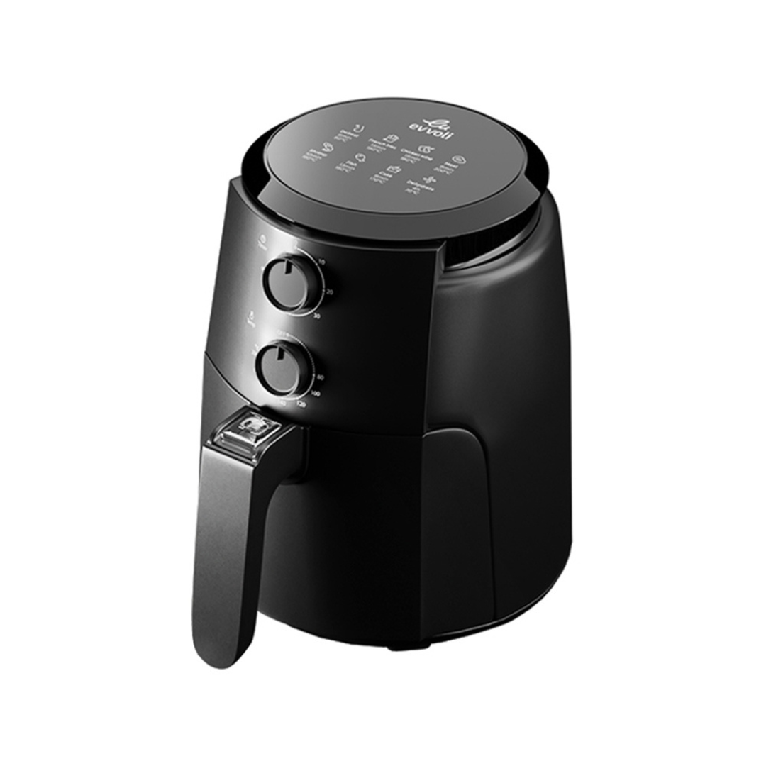 Evvoli Air Fryer with Zero-Oil Frying and healthy Temperature Controls | 1500W  | 4L