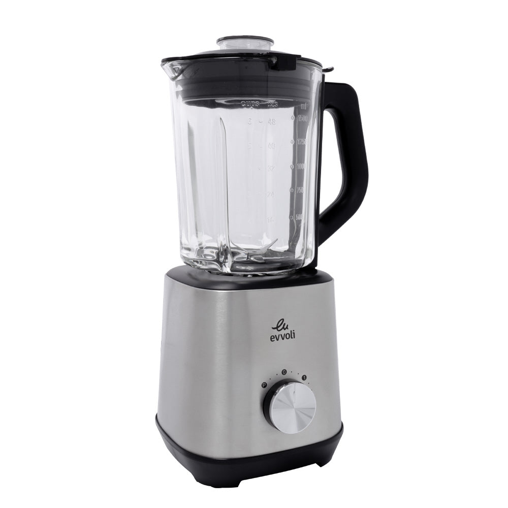 Evvoli Blender with Glass Bowl Ice Crusher | 1000W | 1.5L