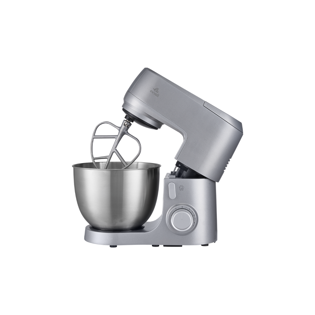 Evvoli Stand Mixer, SUS Beater, Dough Hook, Multi Speed Control | 6.5L Bowl Capacity | 1200W