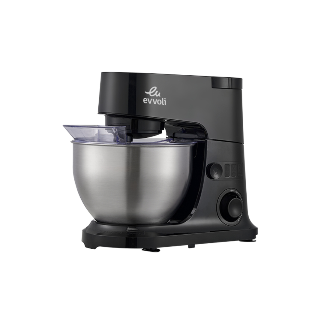 Evvoli 4.5L Stand Mixer with 3 Attachments, 600W Motor, and Multi-Speed Control - EVKA-KM45B