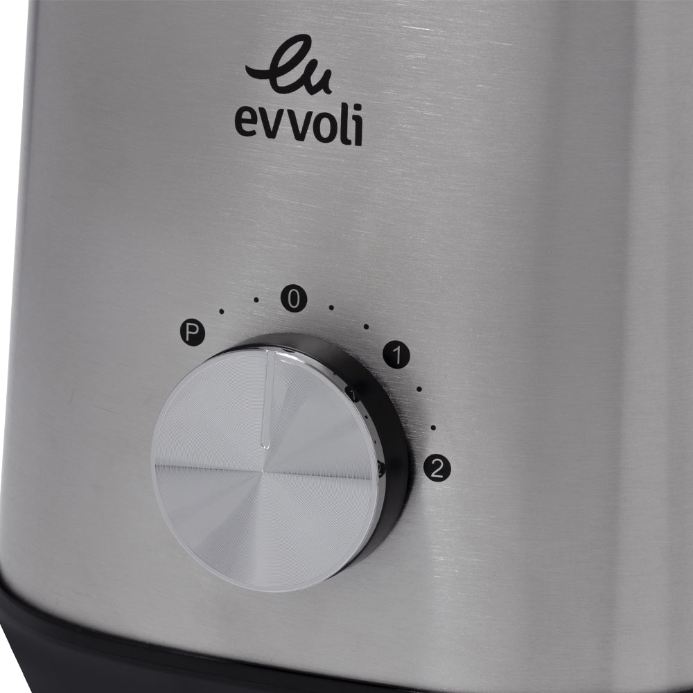 Evvoli Blender with Glass Bowl Ice Crusher | 1000W | 1.5L