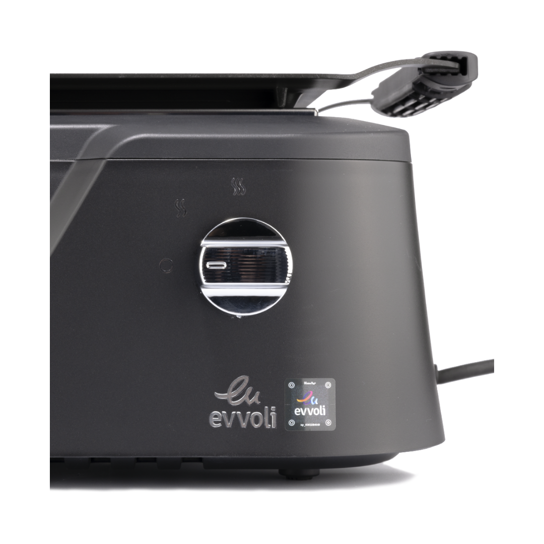 Evvoli Electric Indoor-Outdoor Non-Stick Smokeless Grill | 1800W