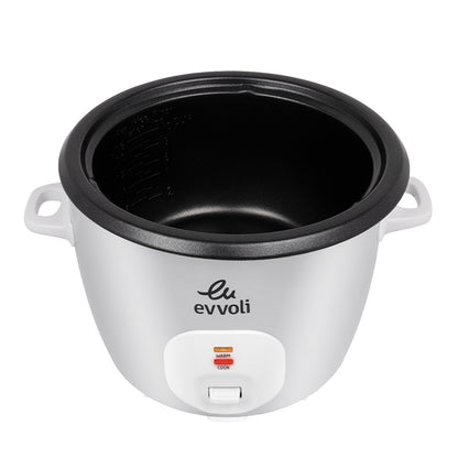 Evvoli 2 in-1 Rice Cooker with Steamer | 830W | 4.5L