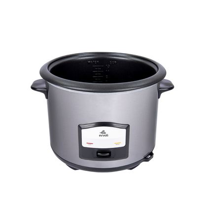 Evvoli 2 in-1 Rice Cooker with Steamer | 750W | 6L