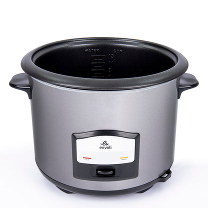 Evvoli 2 in-1 Rice Cooker with Steamer | 750W | 6L