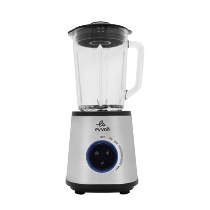 Evvoli Blender with Glass Jar | 1500W | 1.5L