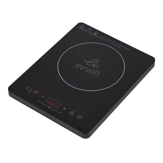 Evvoli 2000W Induction Hob with Smart Touch Panel, Keep Warm Function EVKA-IH101B