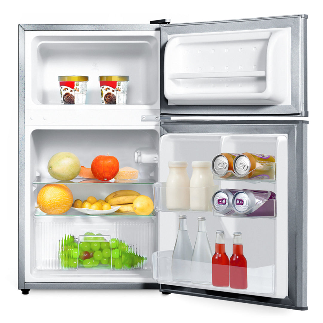 Evvoli Double Door Mini Refrigerator | 125L – Evvoli | The Italian Luxury
