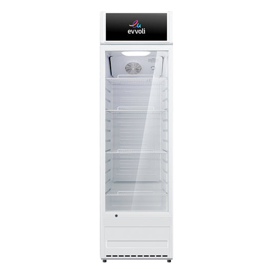 Evvoli Single-Door Glass Refrigerator | 325L