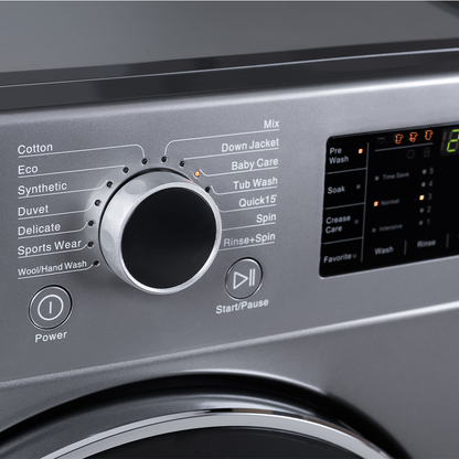 Evvoli Front-Loading Washing Machine with Inverter Technology | 8Kg